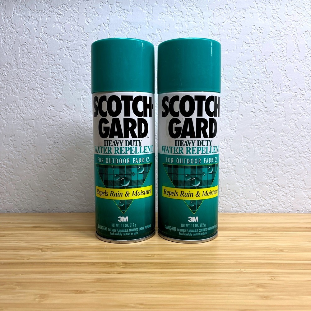 Scotchgard Heavy Duty Water Repellent 11oz Spray 2-Pack‎ Vintage 90s 3M Outdoor